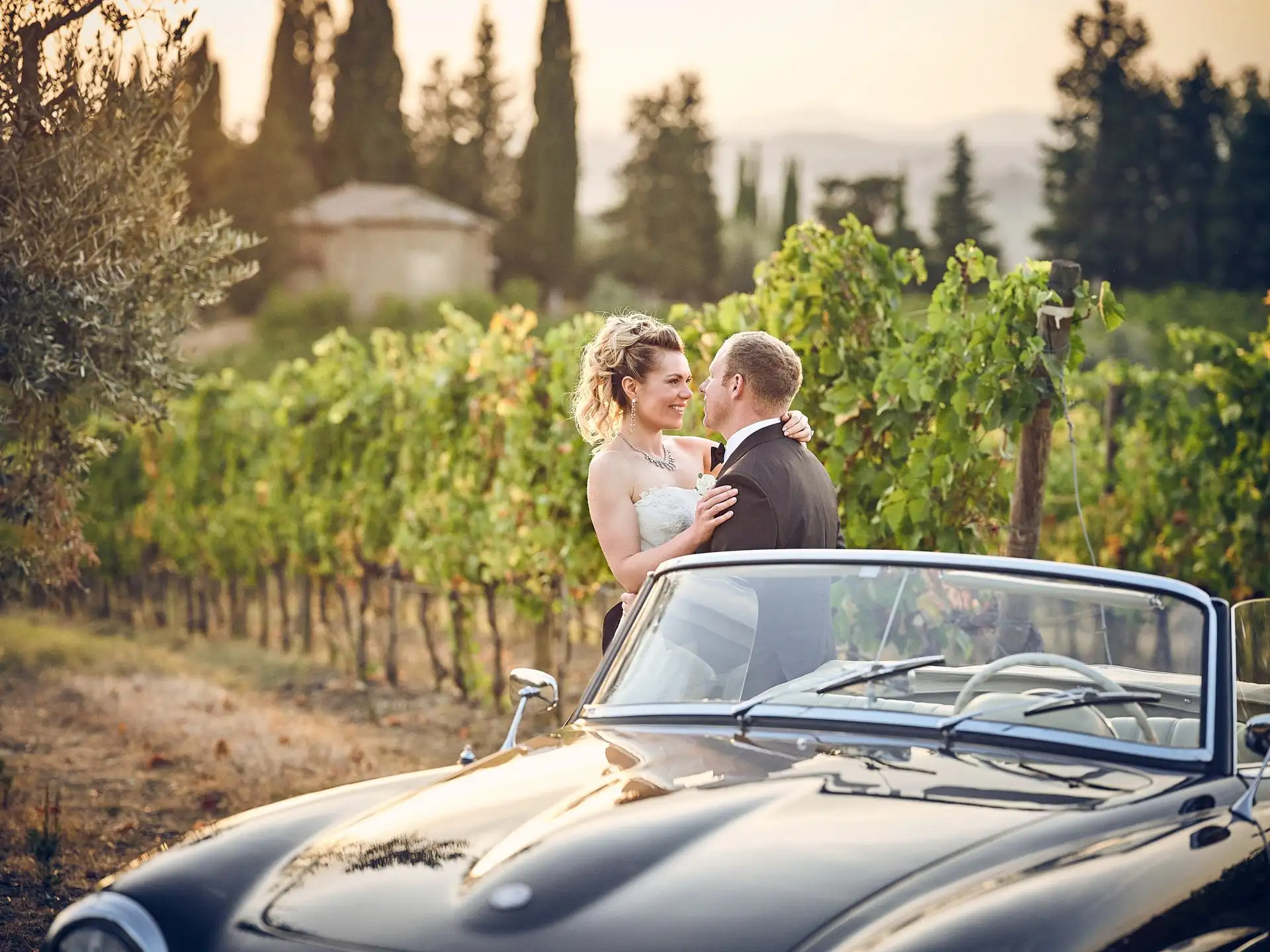 tuscan winery wedding
