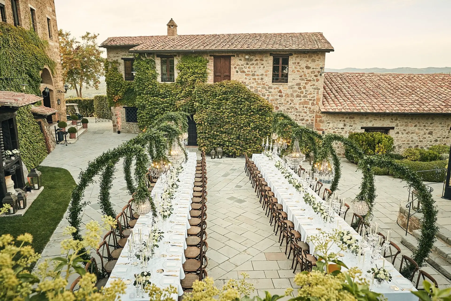 tuscan winery wedding