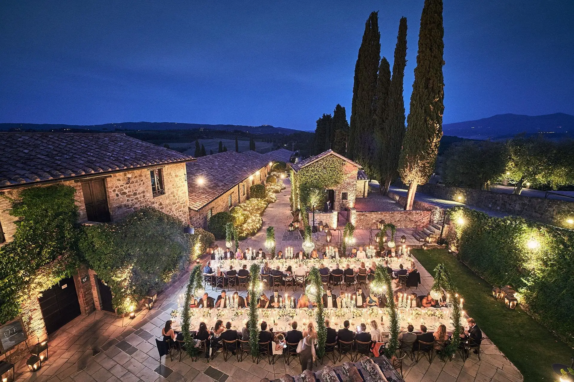 tuscan winery wedding