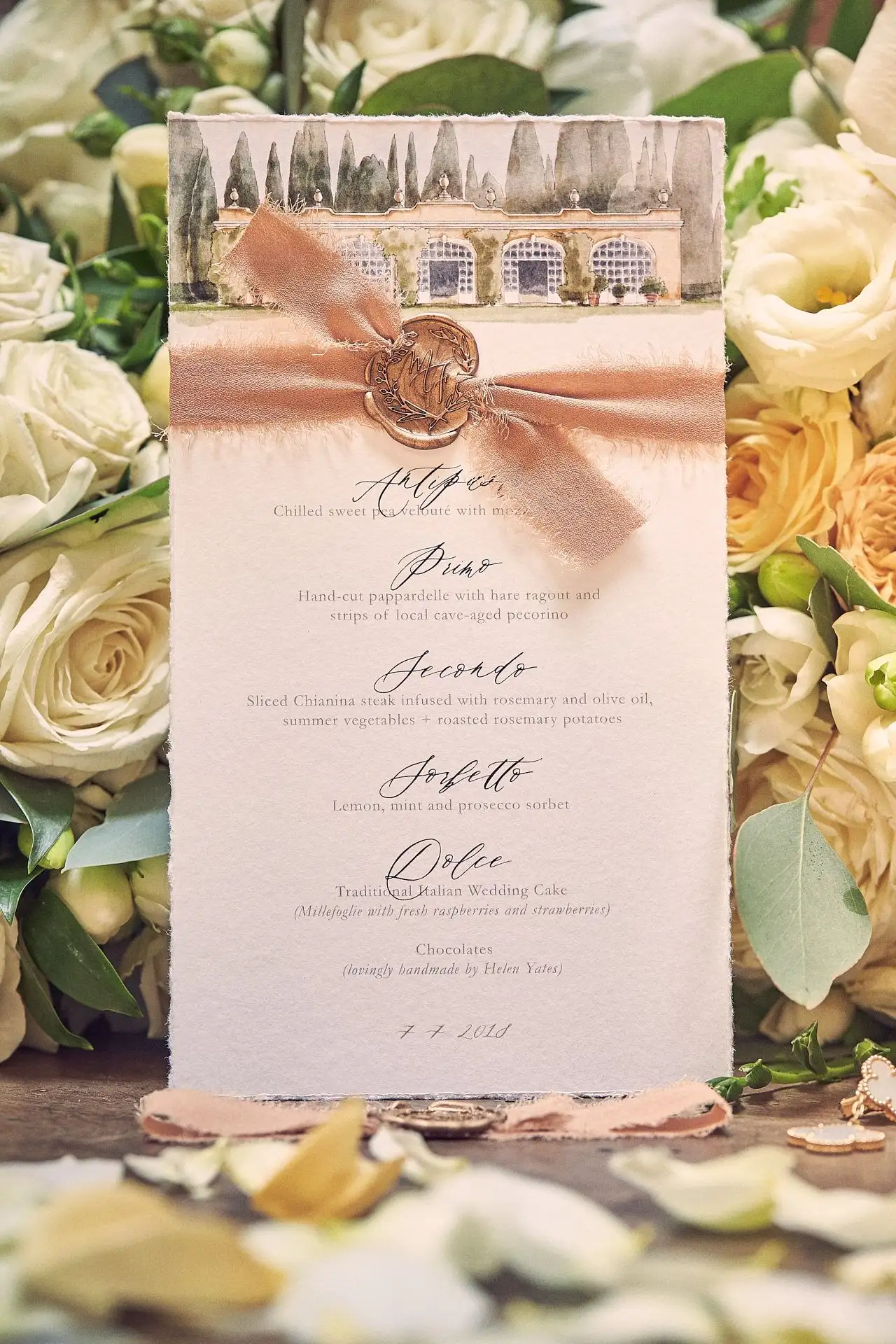 tuscany wedding la foce