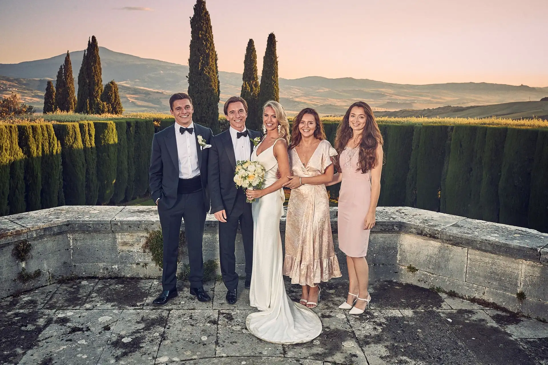 tuscany wedding la foce