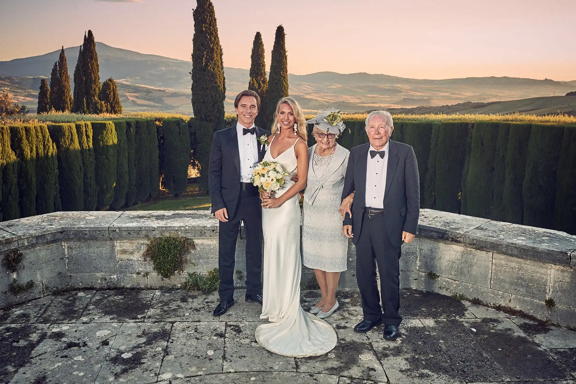 tuscany wedding la foce