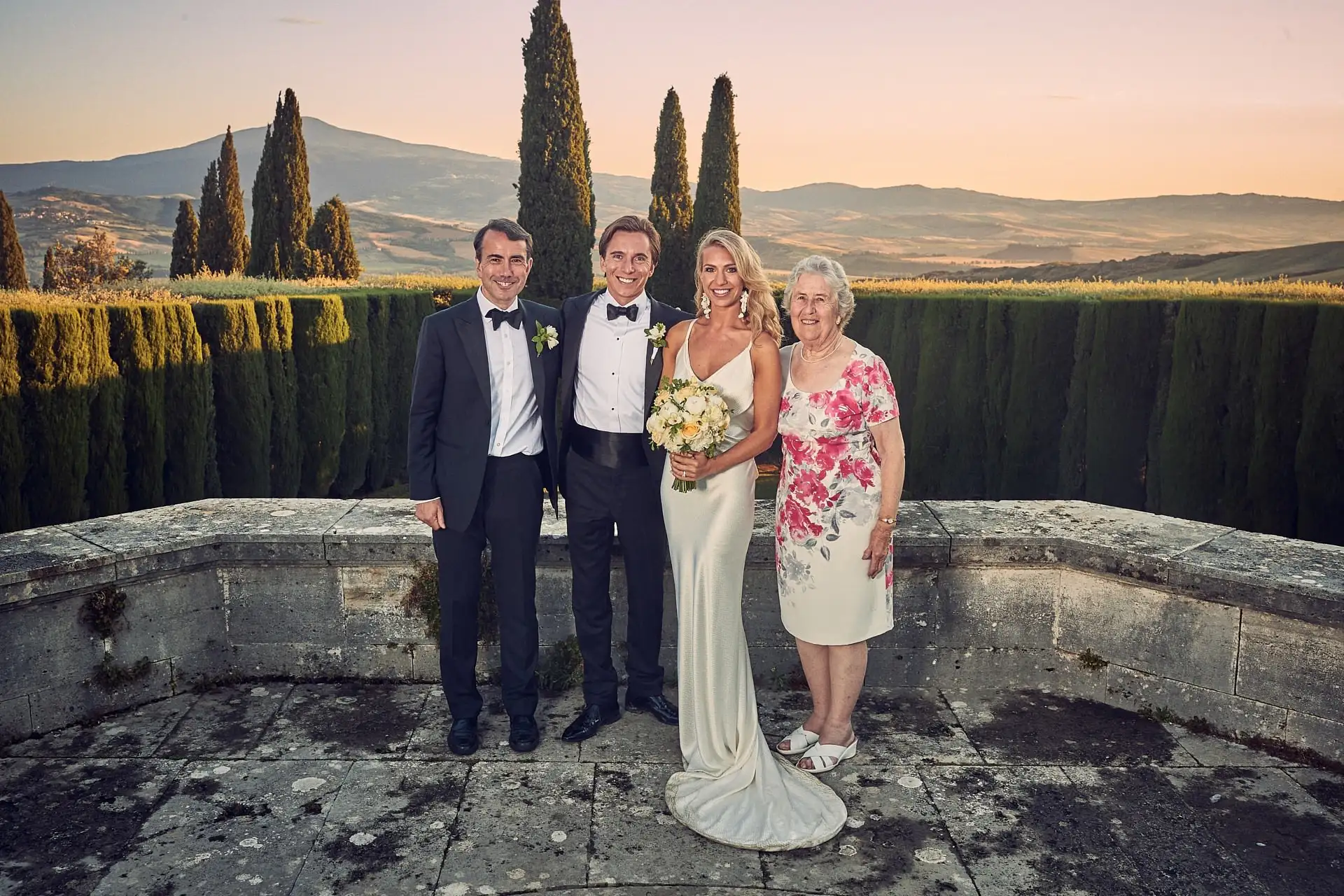 tuscany wedding la foce