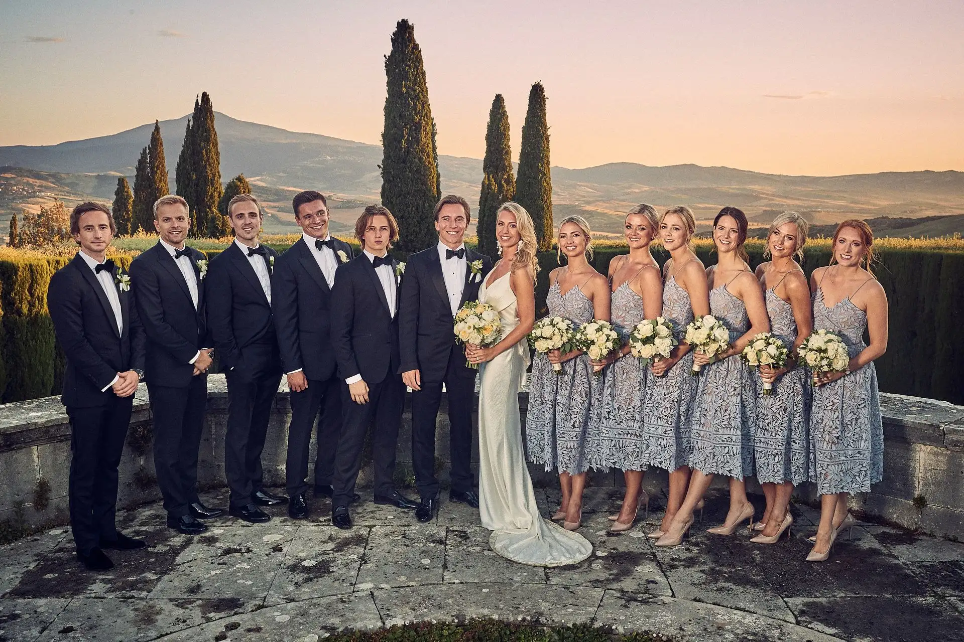 tuscany wedding la foce