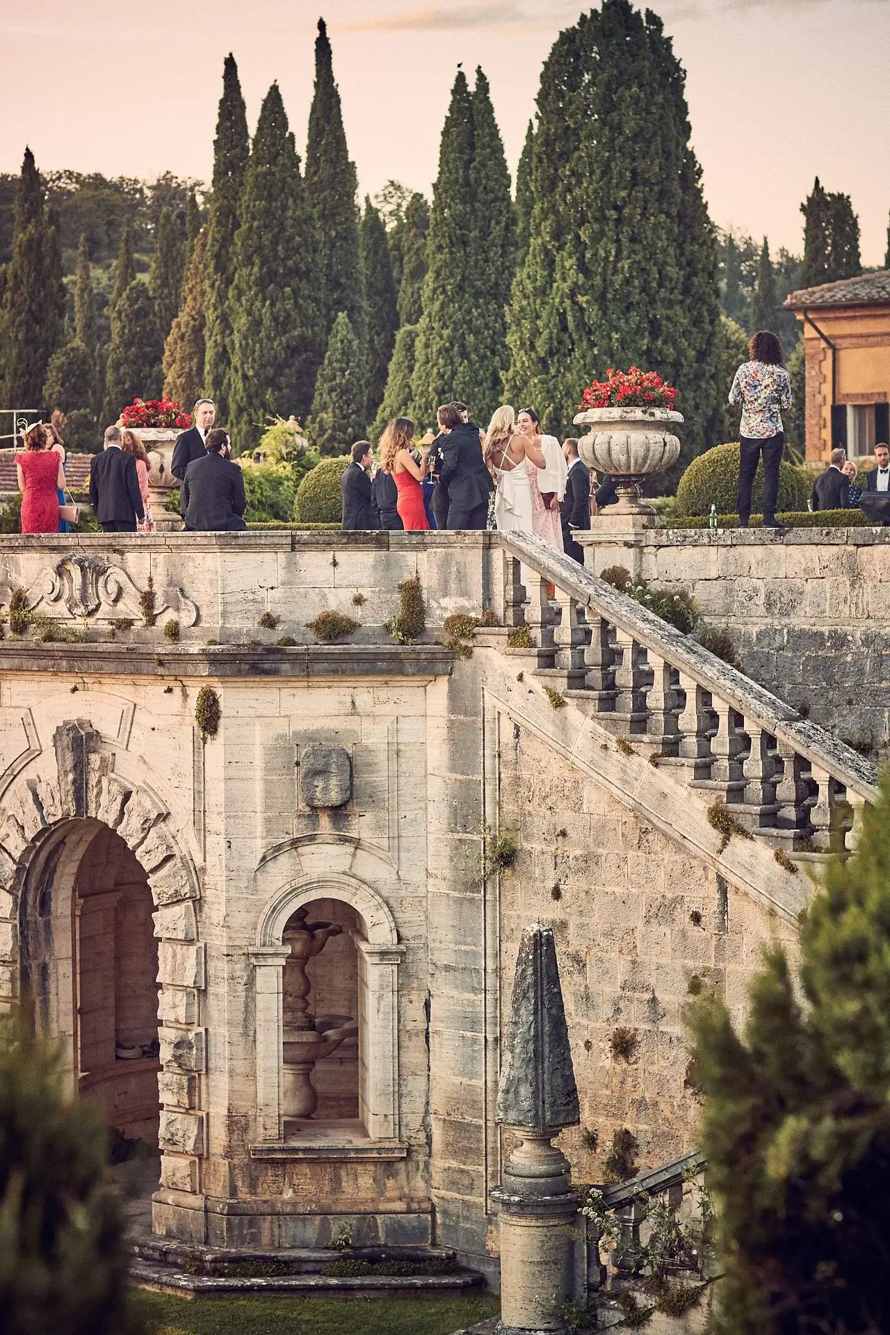 tuscany wedding la foce