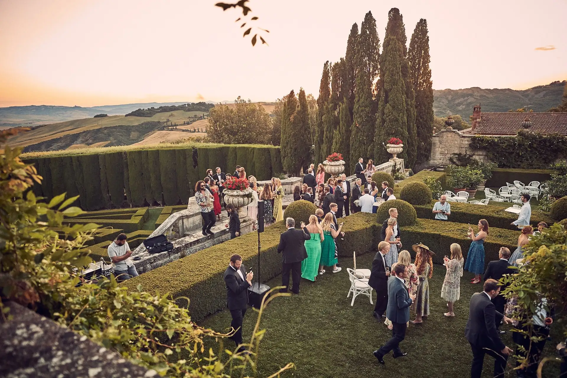 tuscany wedding la foce