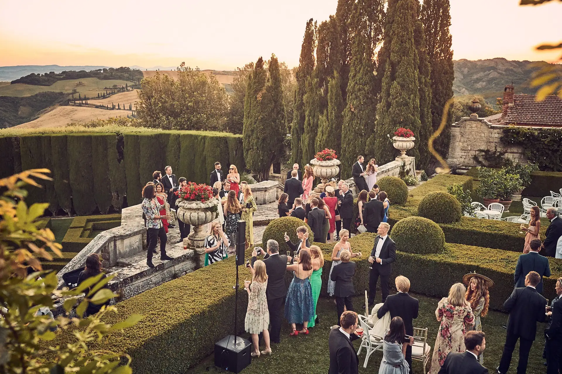 tuscany wedding la foce