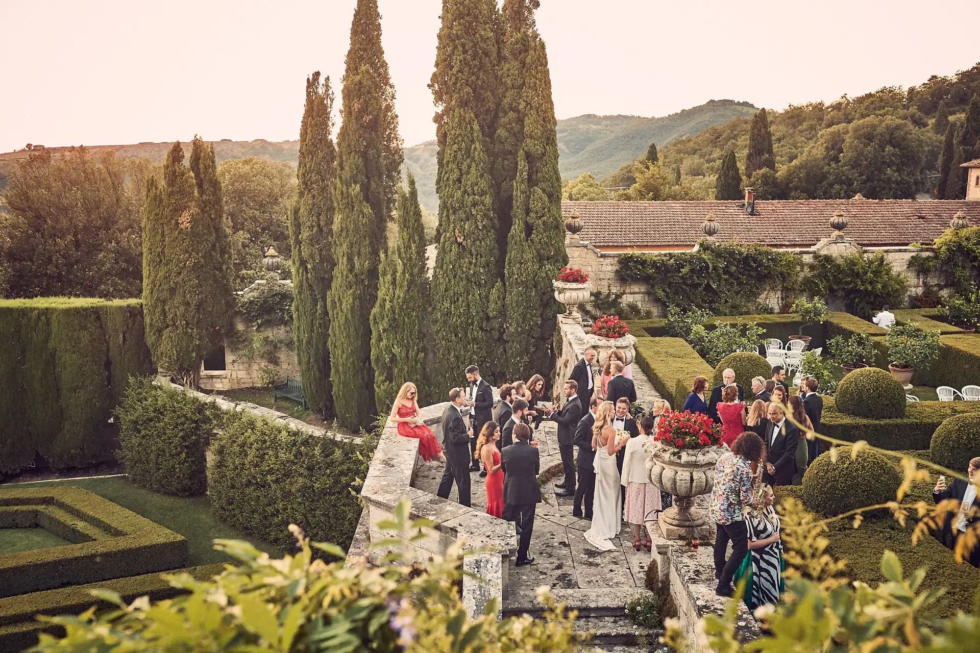 tuscany wedding la foce