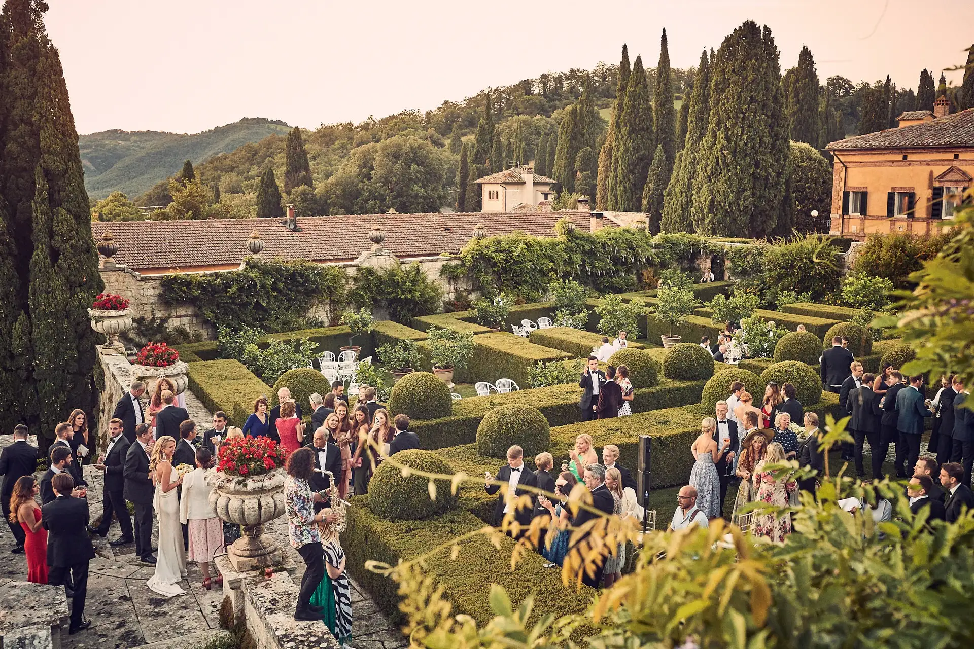 tuscany wedding la foce