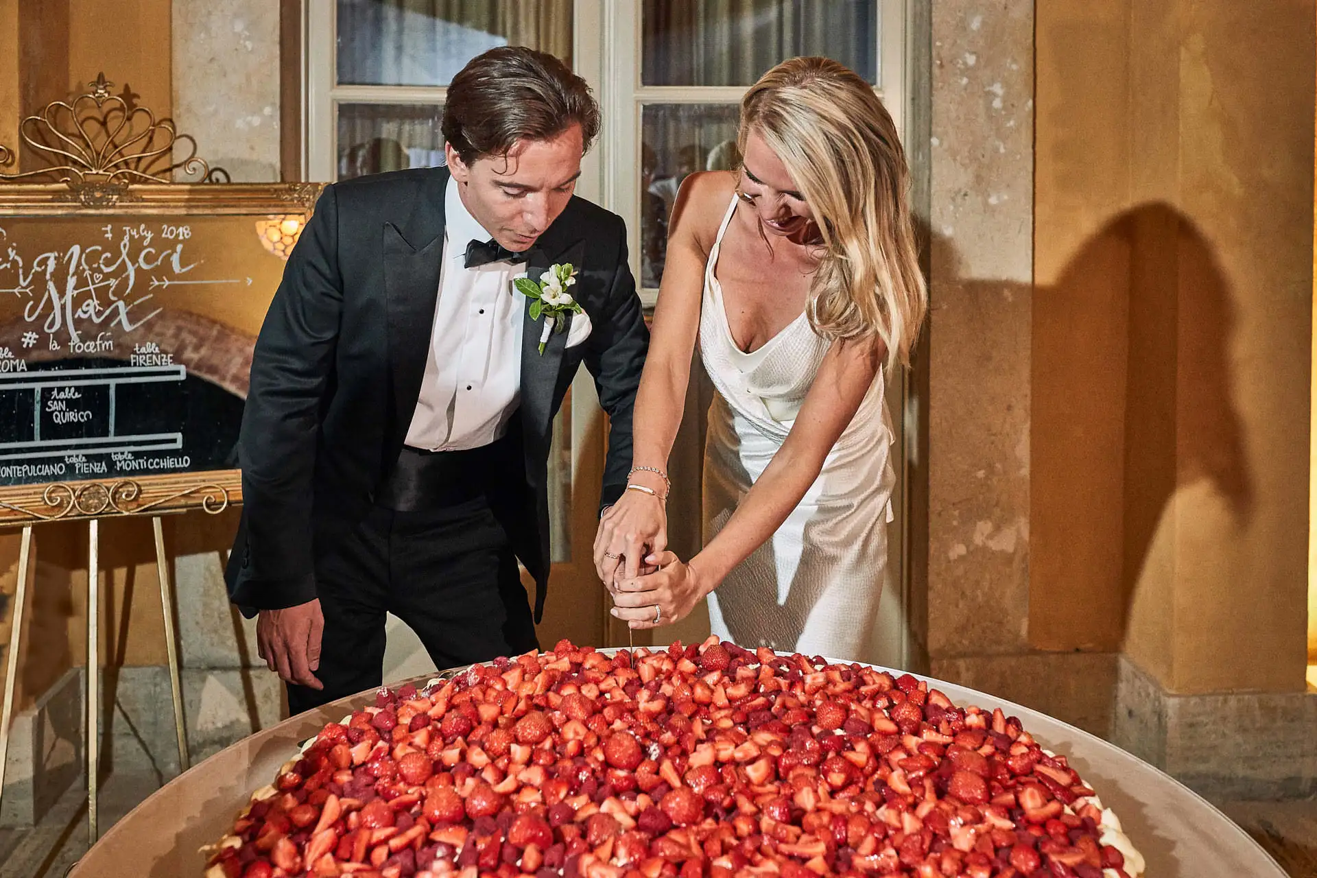 tuscany wedding la foce