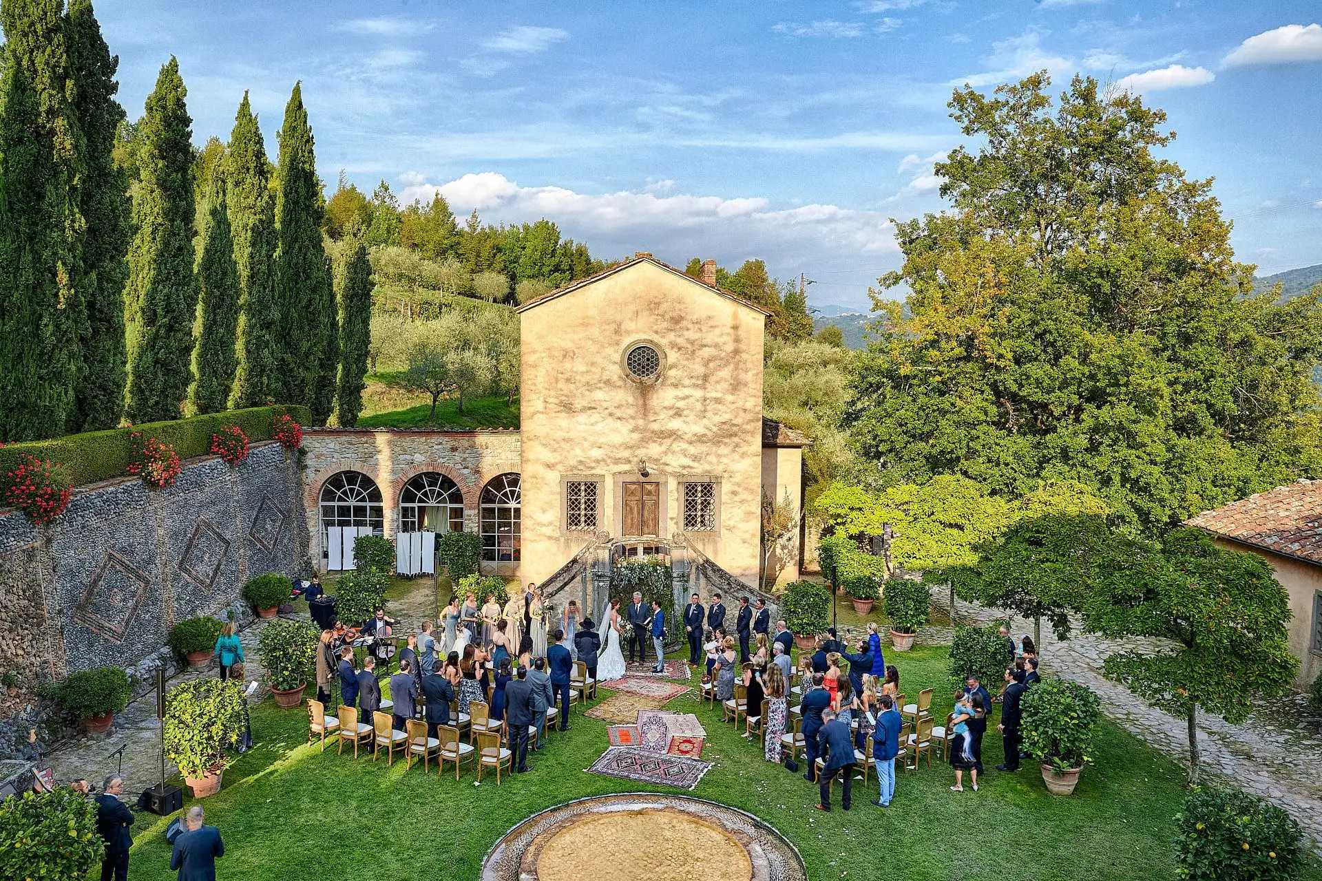 villa catureglio wedding
