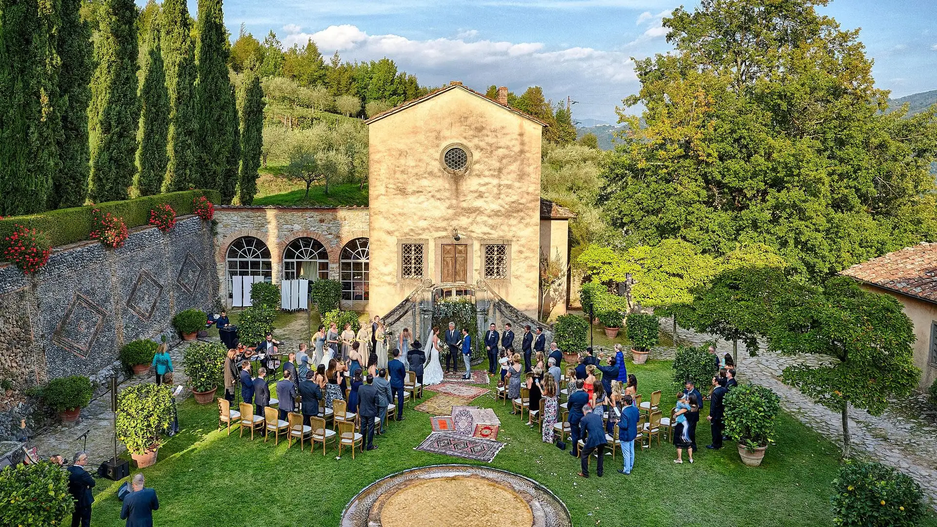 villa catureglio wedding