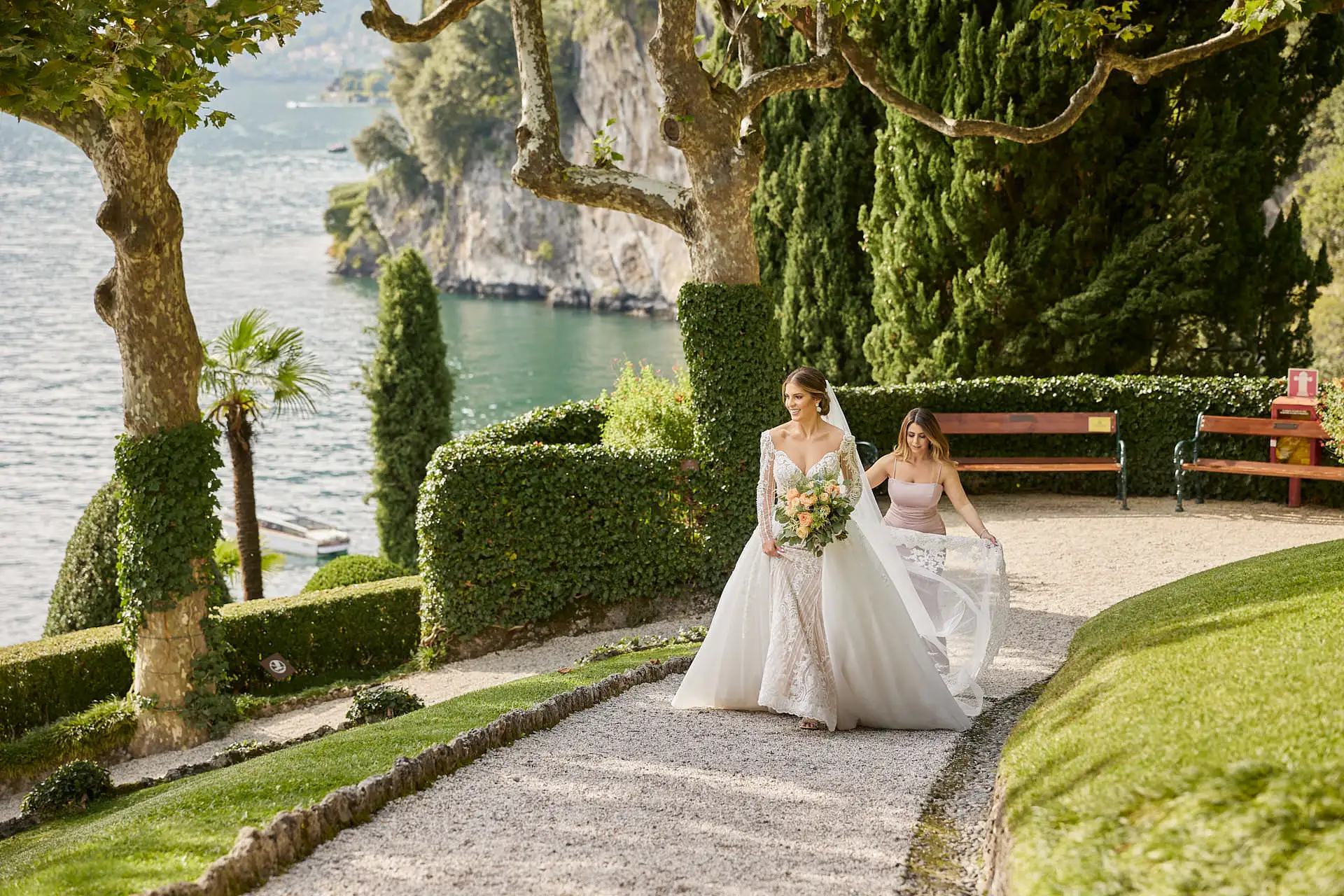 lake como elopement