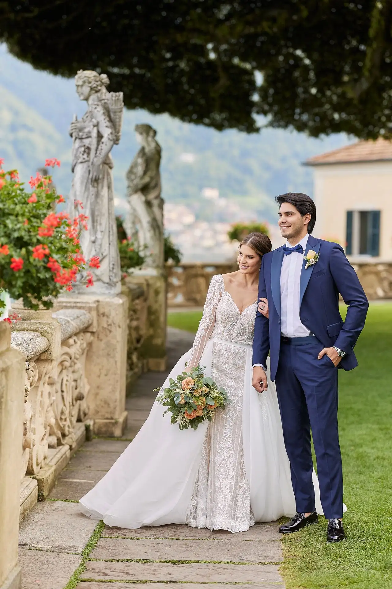 lake como elopement