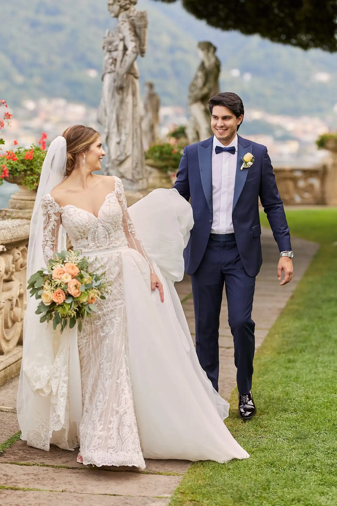 lake como elopement