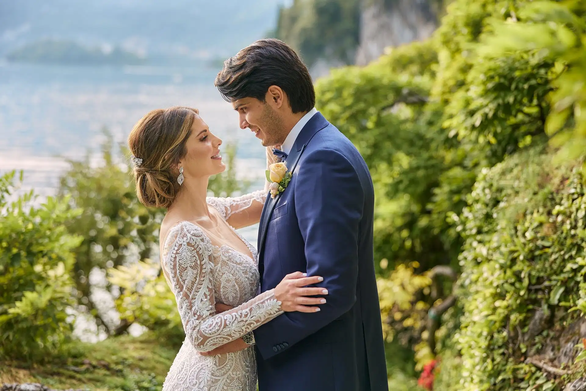 lake como elopement