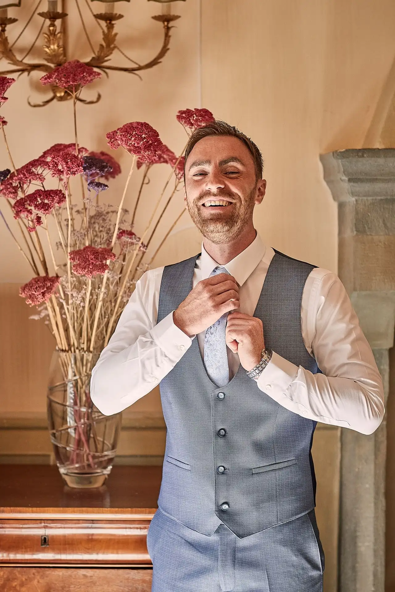 elegant catholic wedding for two