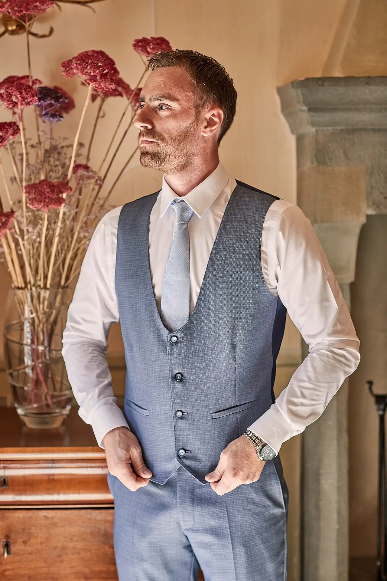 elegant catholic wedding for two