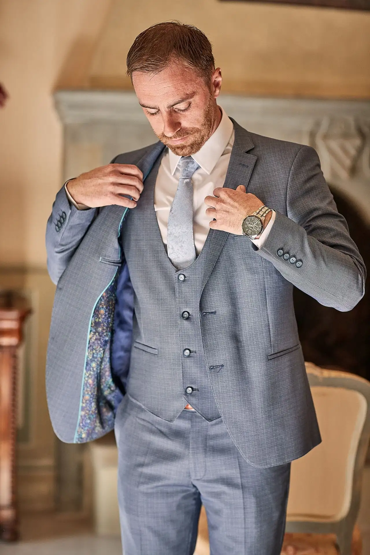elegant catholic wedding for two