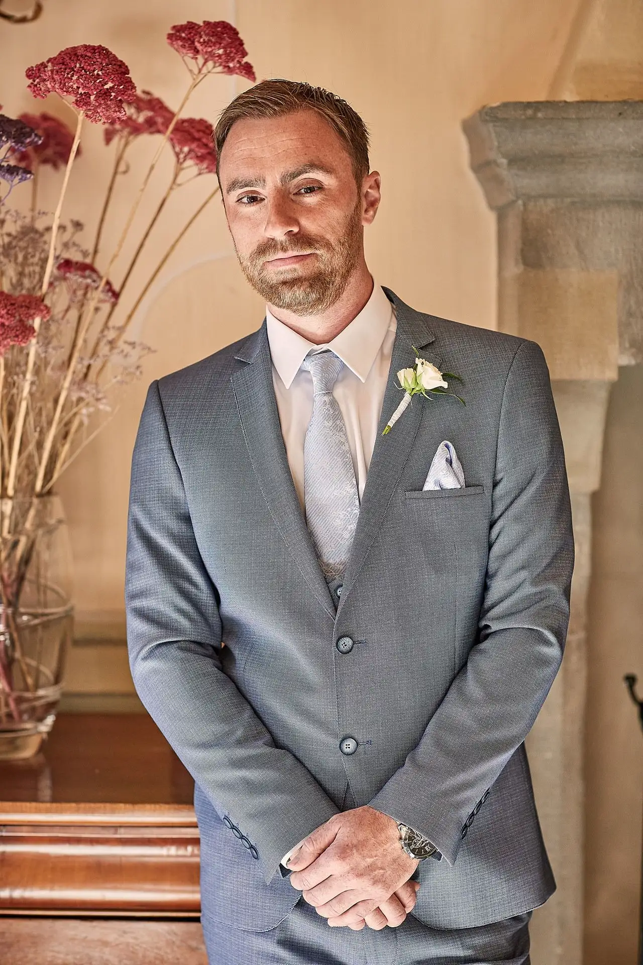 elegant catholic wedding for two