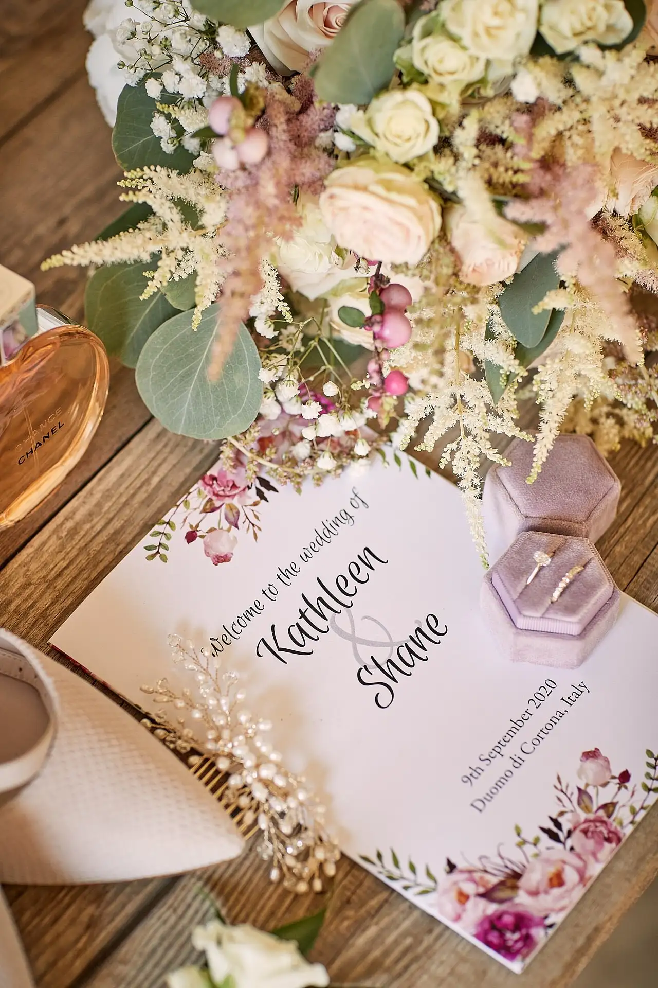 elegant catholic wedding for two