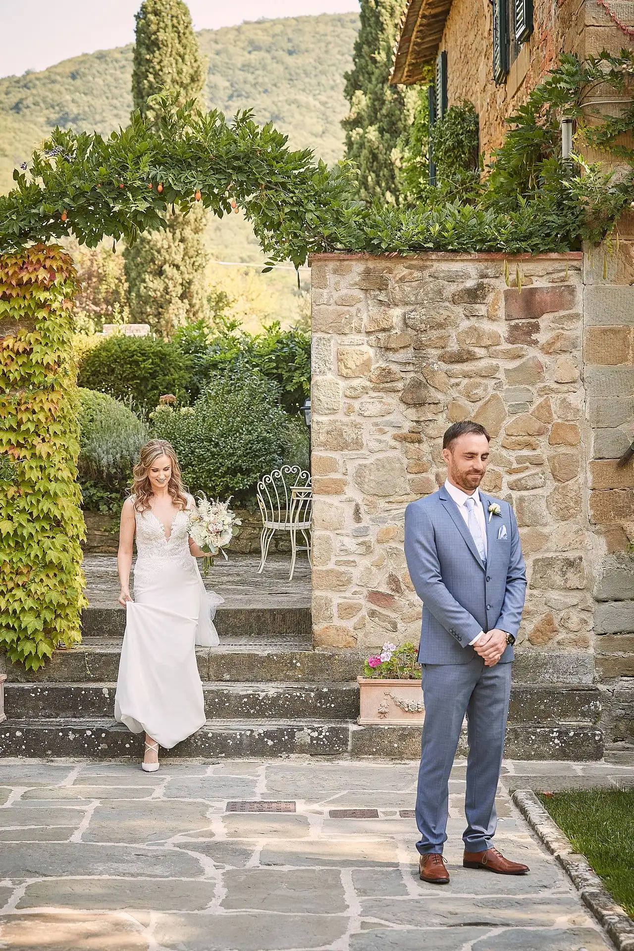 elegant catholic wedding for two