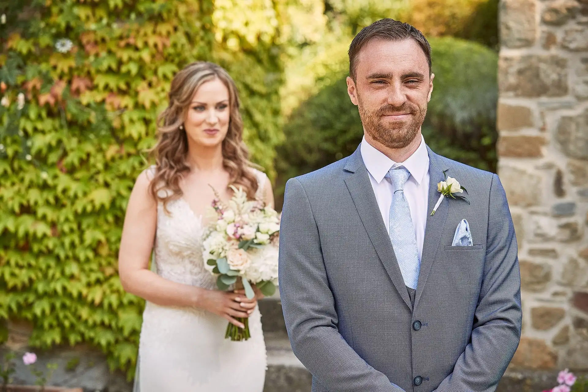 elegant catholic wedding for two