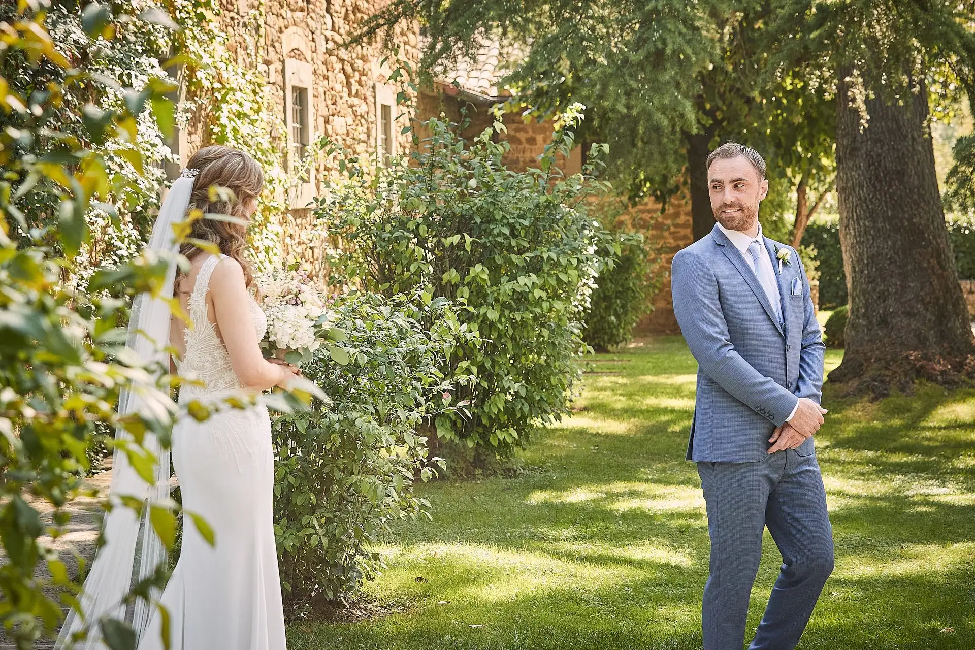 elegant catholic wedding for two