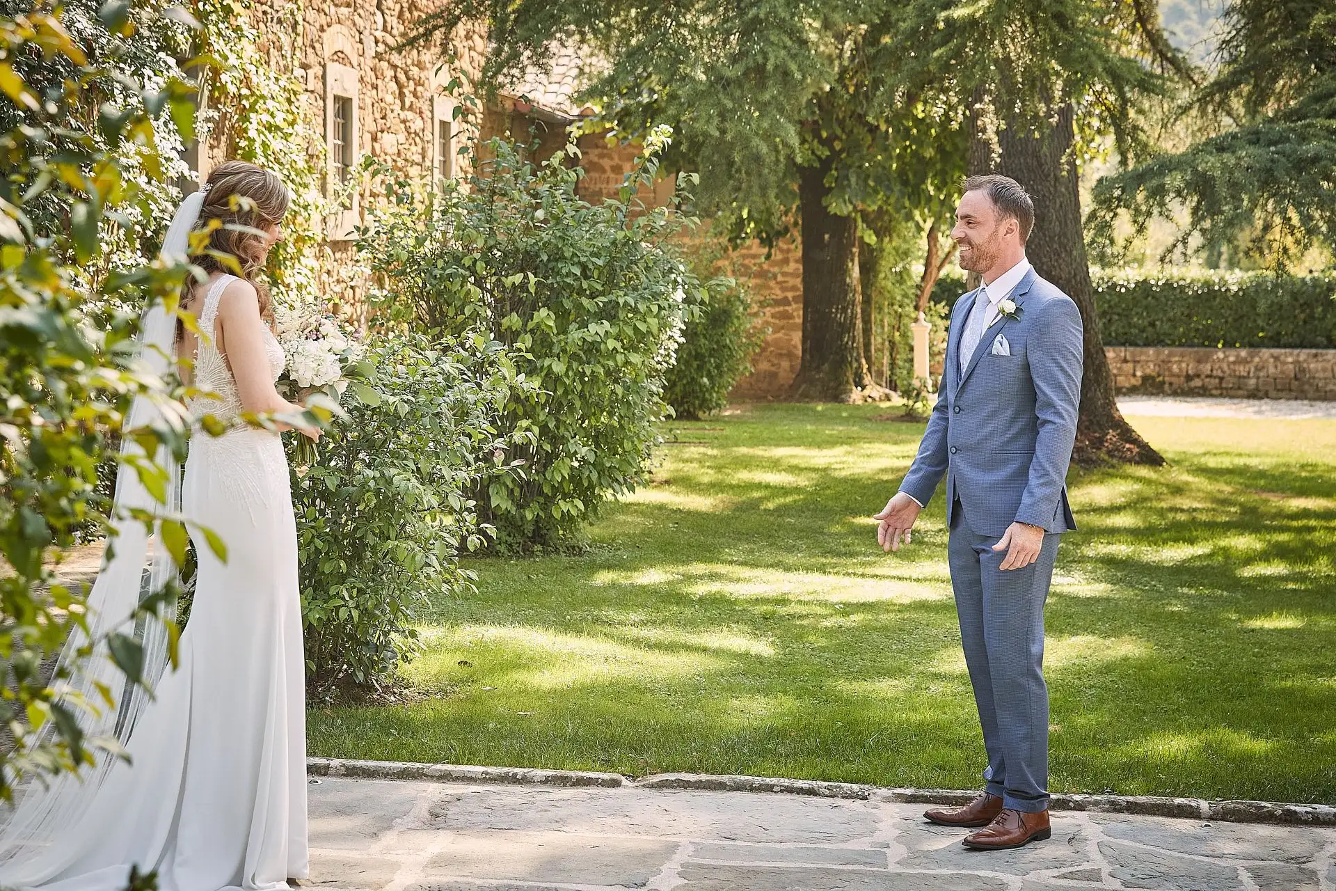 elegant catholic wedding for two
