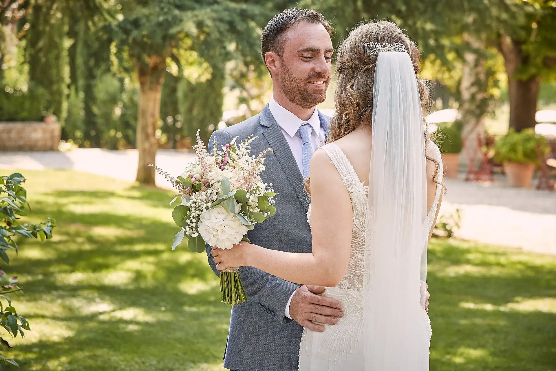 elegant catholic wedding for two