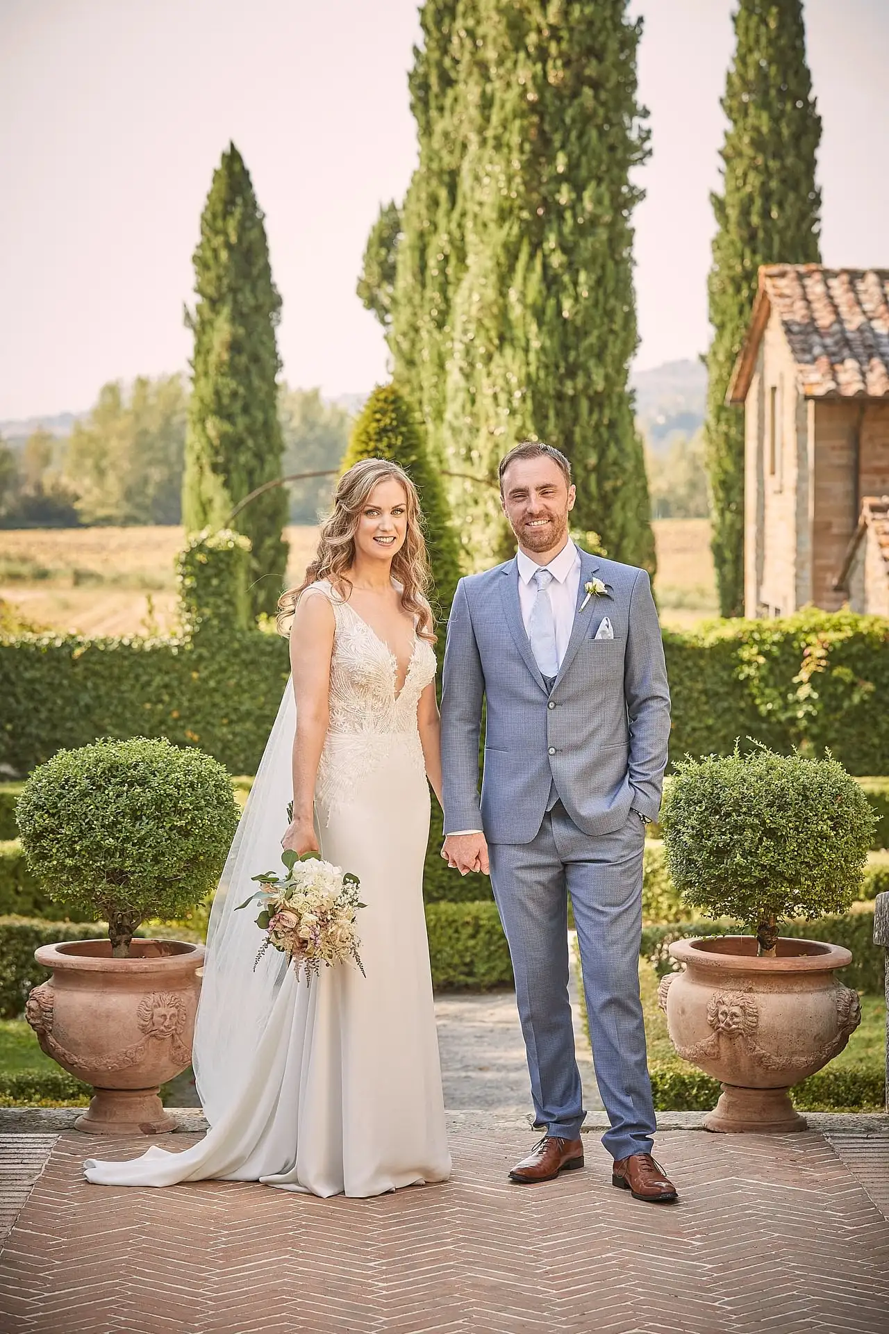 elegant catholic wedding for two