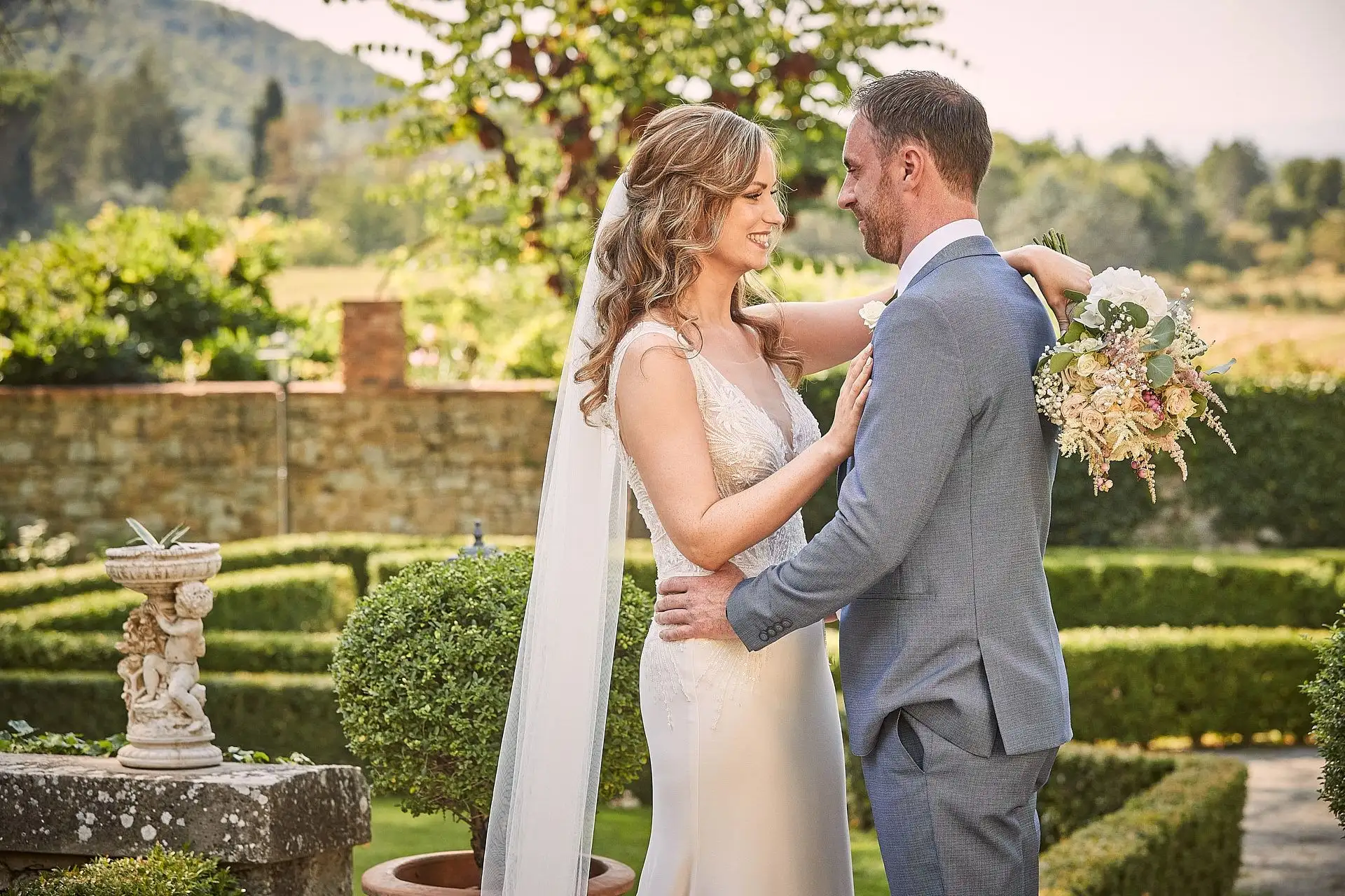 elegant catholic wedding for two