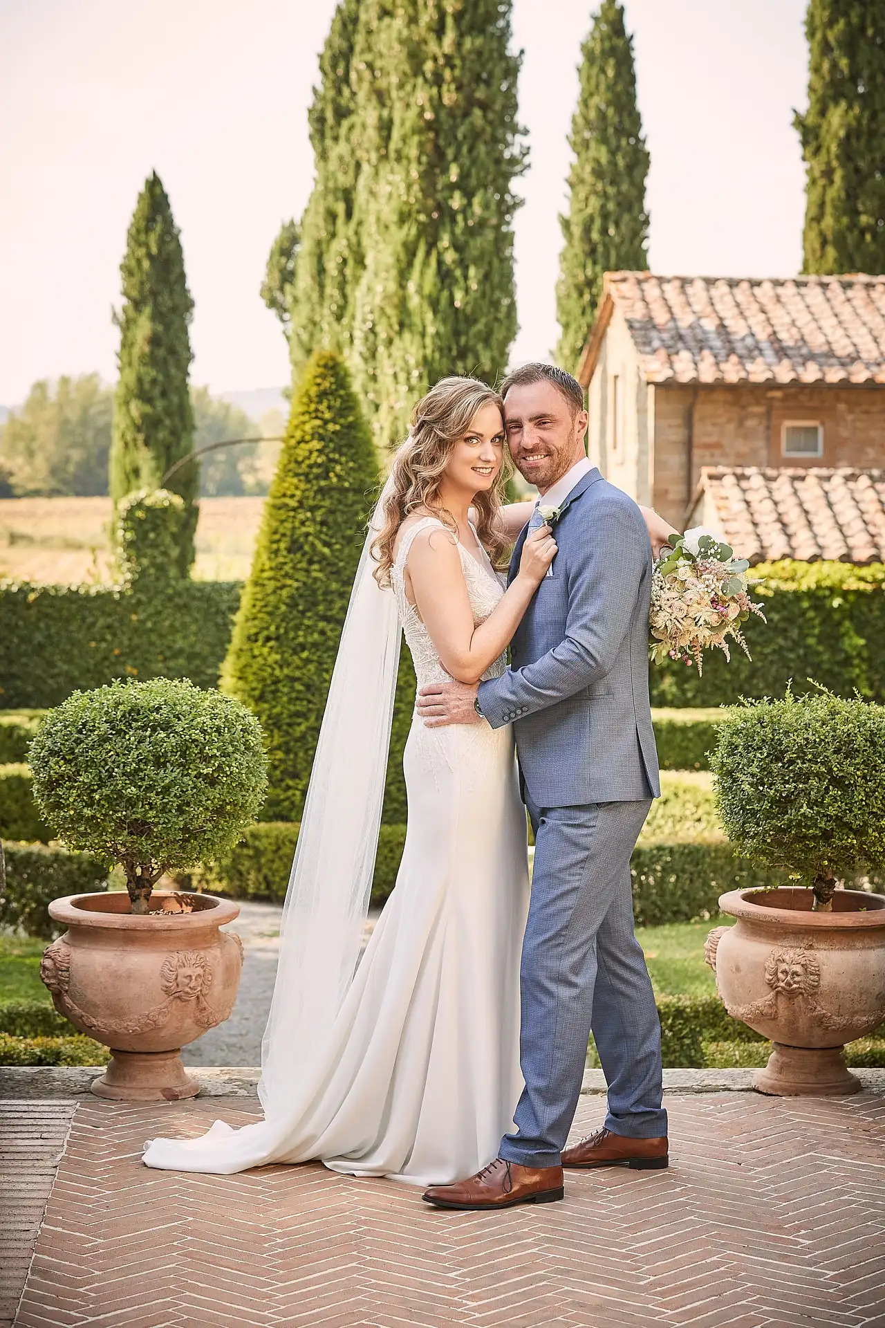 elegant catholic wedding for two