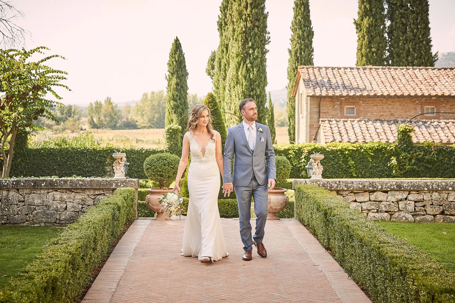 elegant catholic wedding for two
