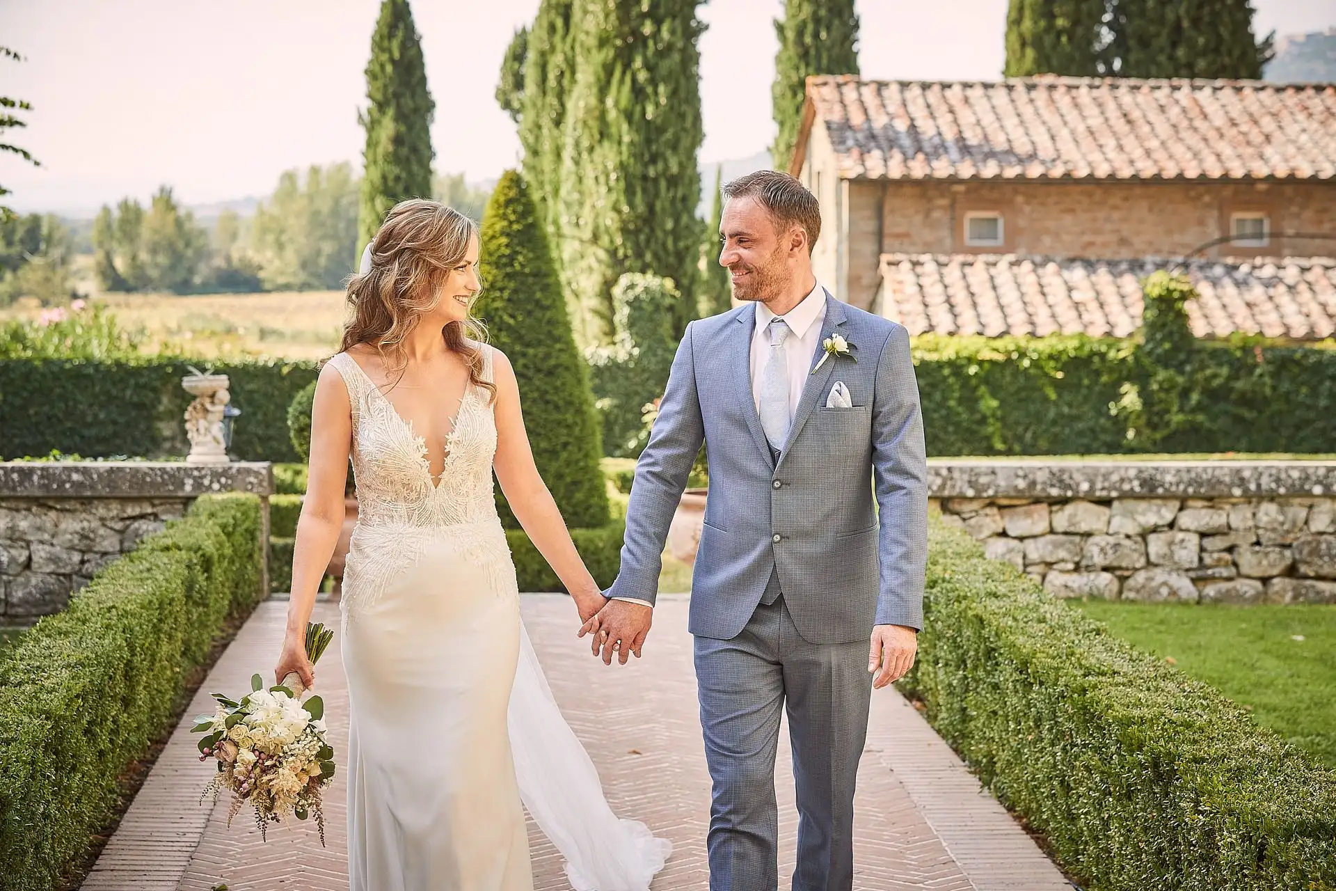 elegant catholic wedding for two