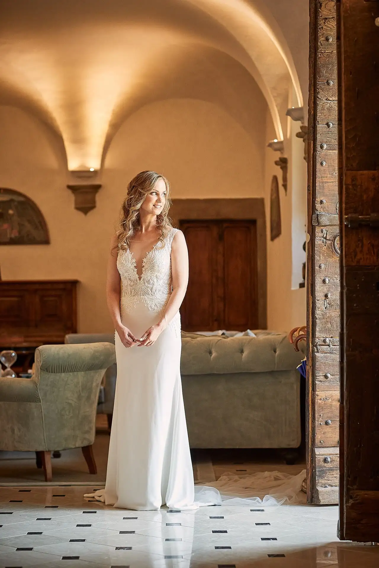 elegant catholic wedding for two