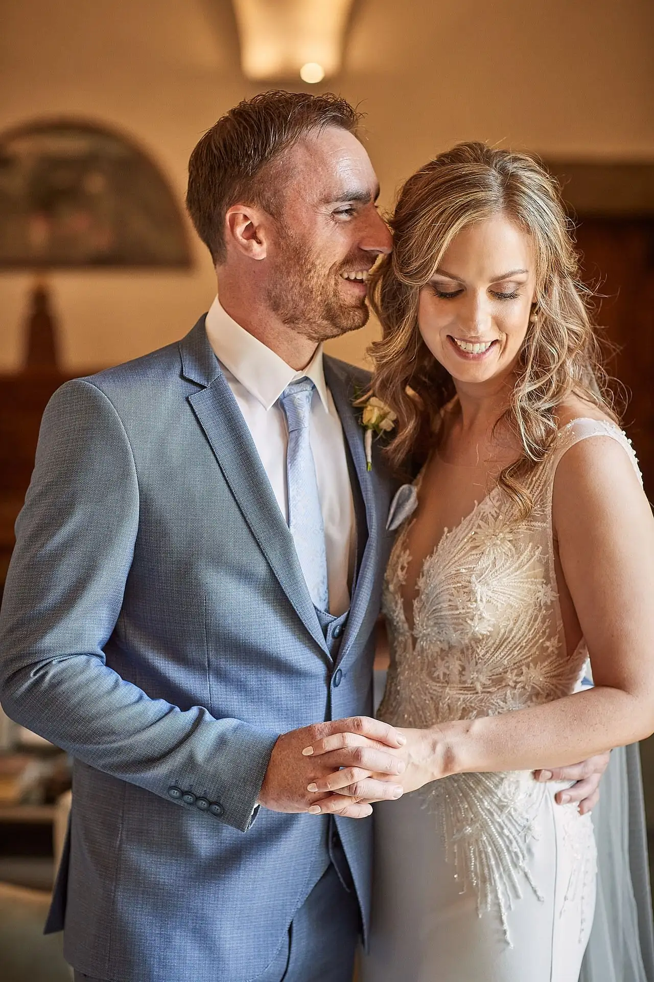 elegant catholic wedding for two