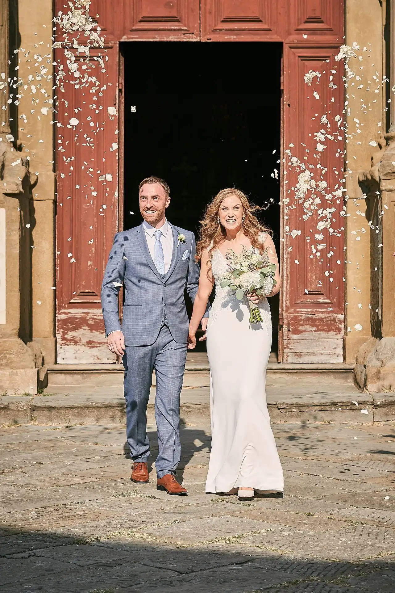 elegant catholic wedding for two