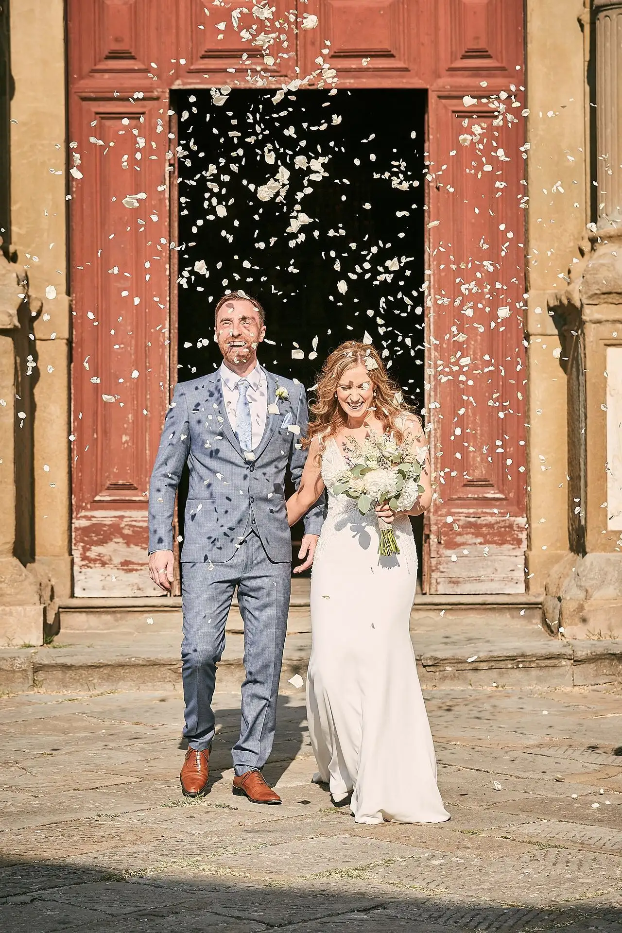 elegant catholic wedding for two