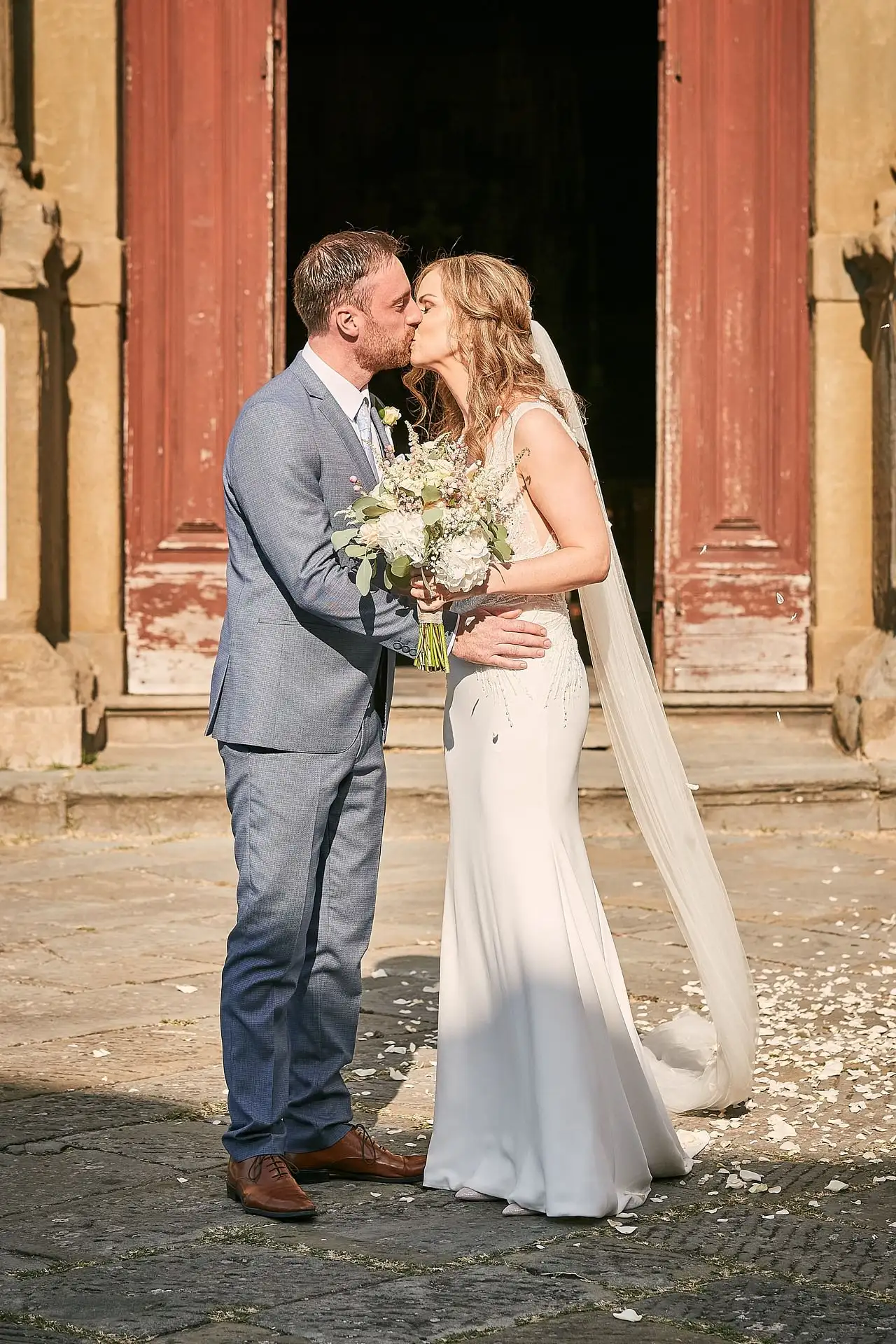 elegant catholic wedding for two