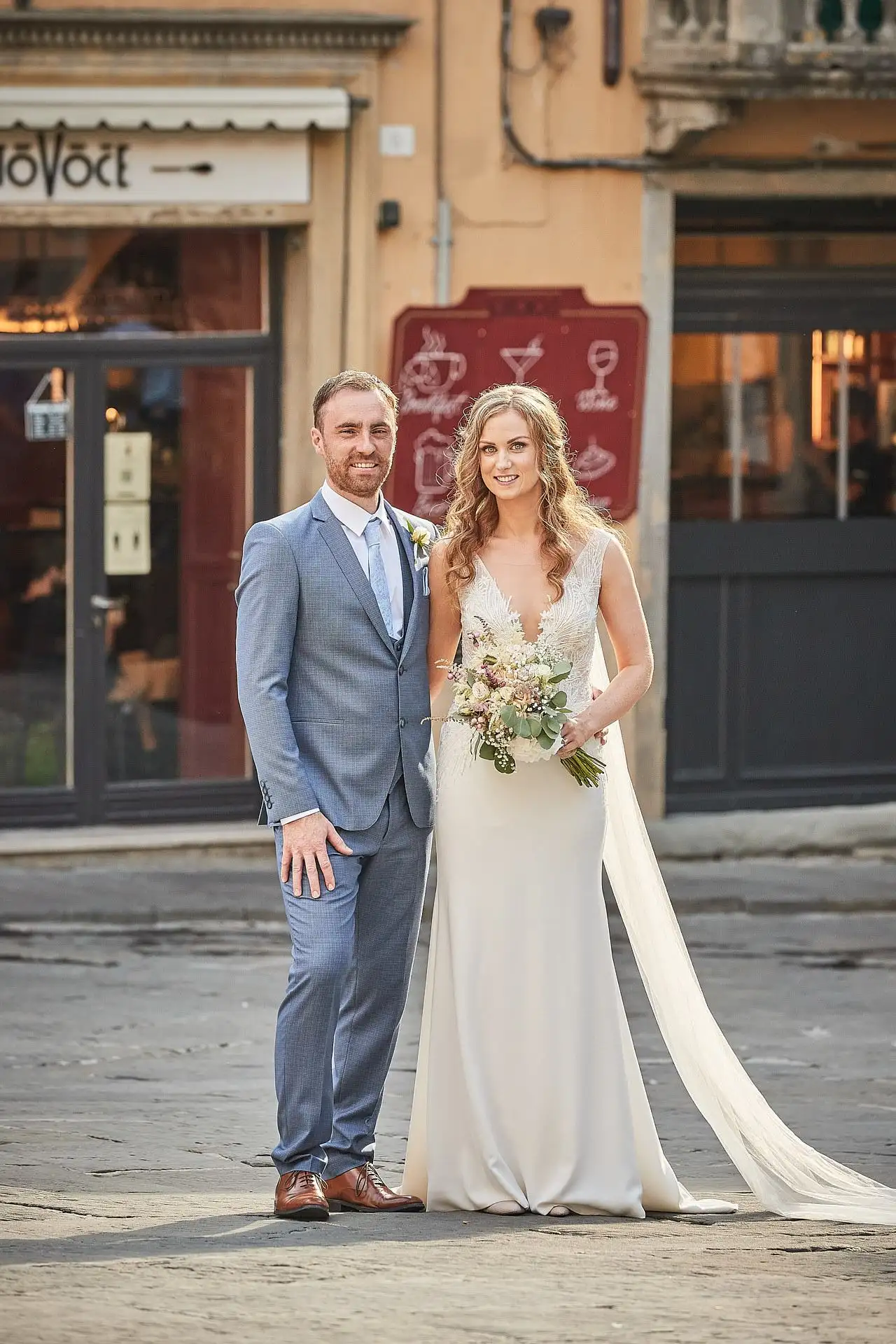 elegant catholic wedding for two