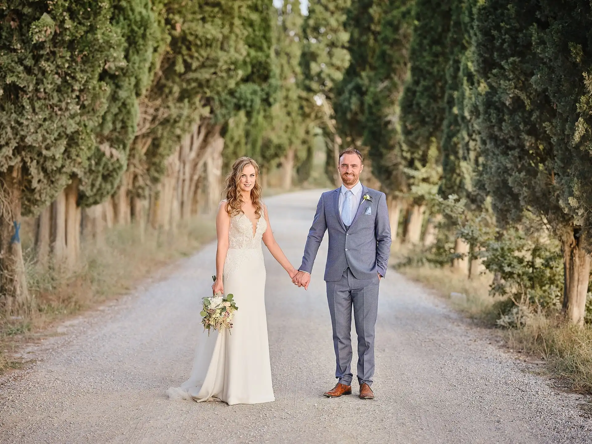 elegant catholic wedding for two