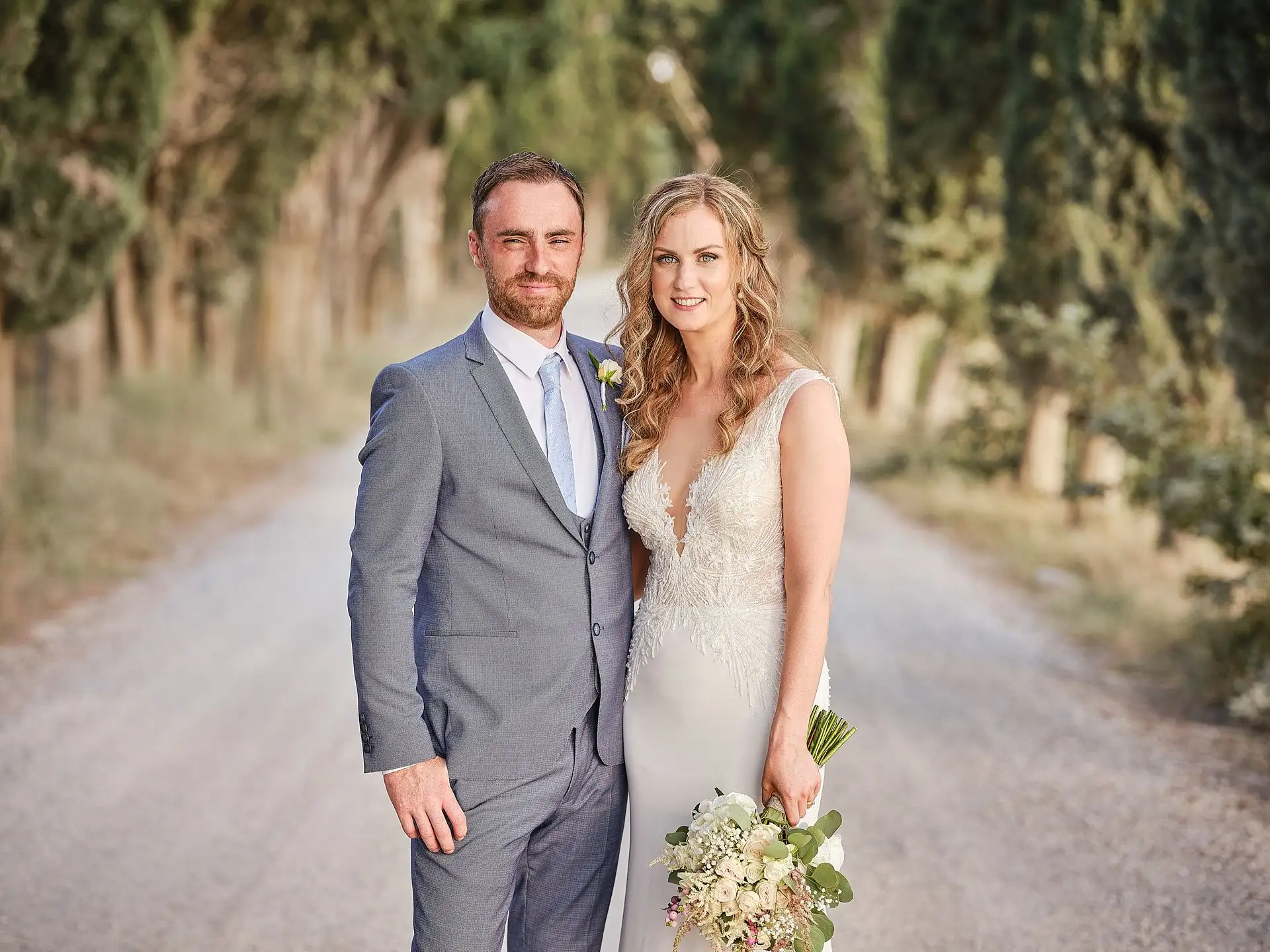 elegant catholic wedding for two