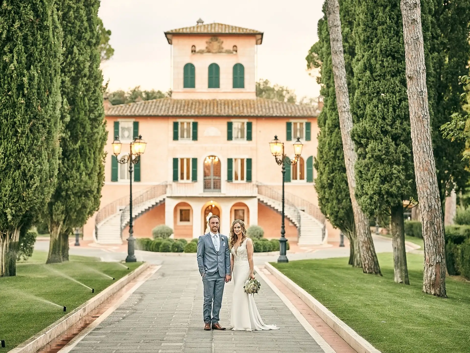 elegant catholic wedding for two