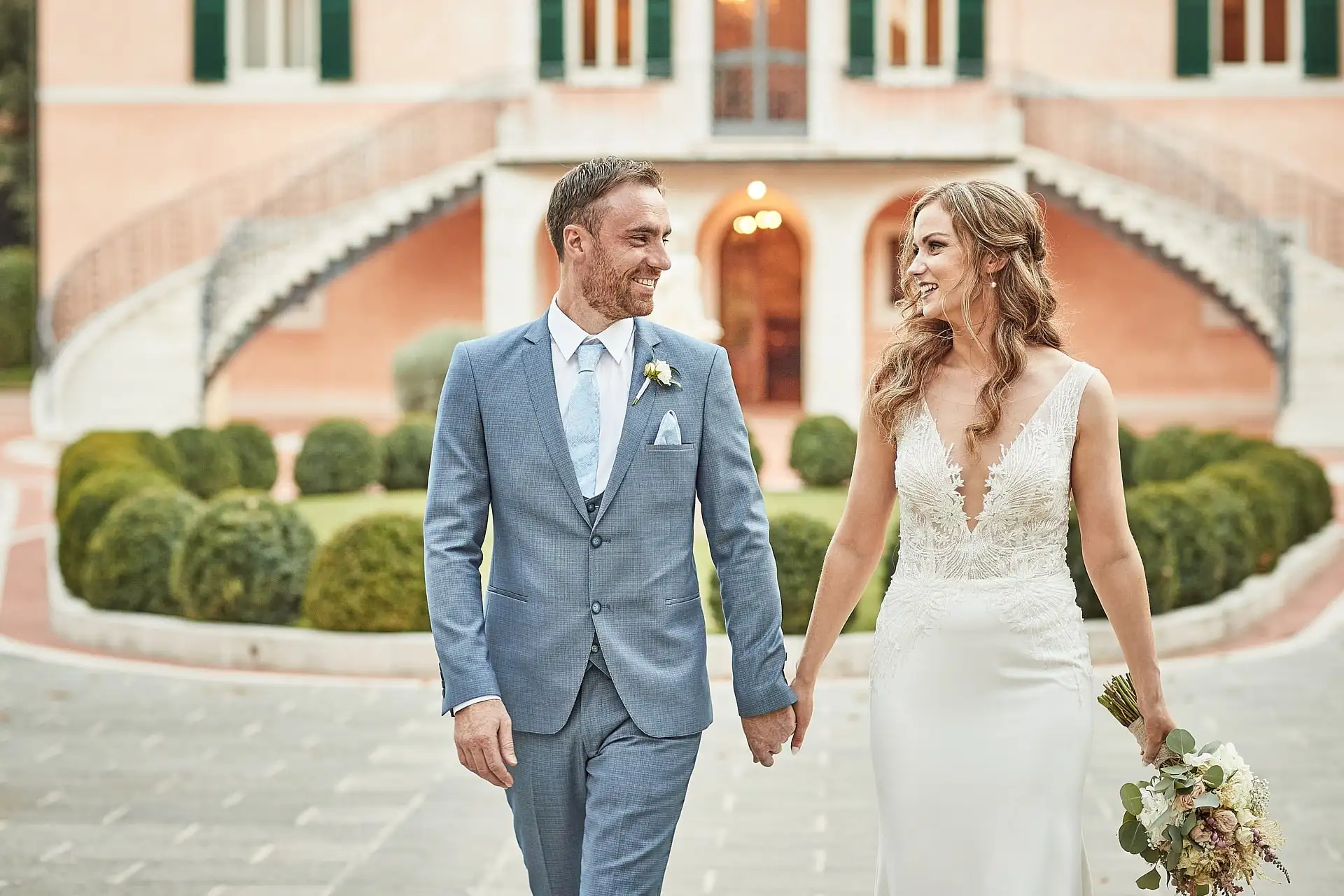 elegant catholic wedding for two