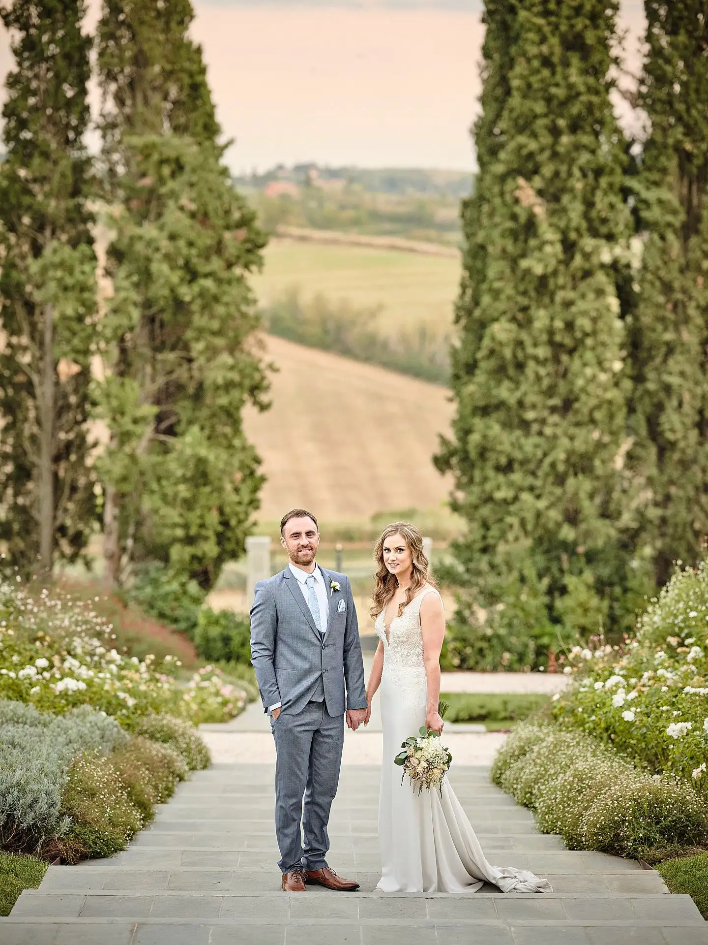 elegant catholic wedding for two