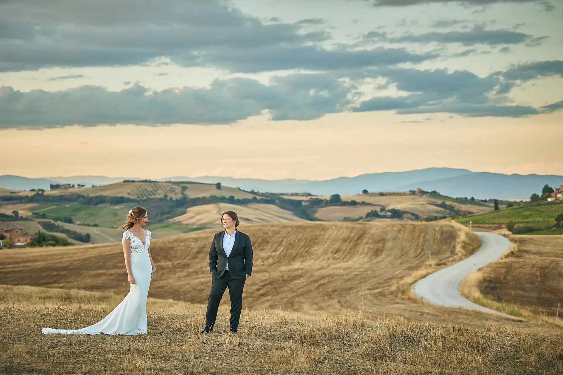 lesbian elopement wedding in italy