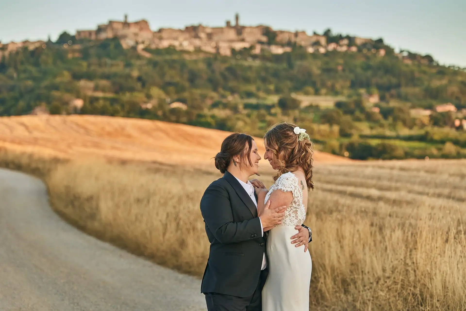 lesbian elopement wedding in italy