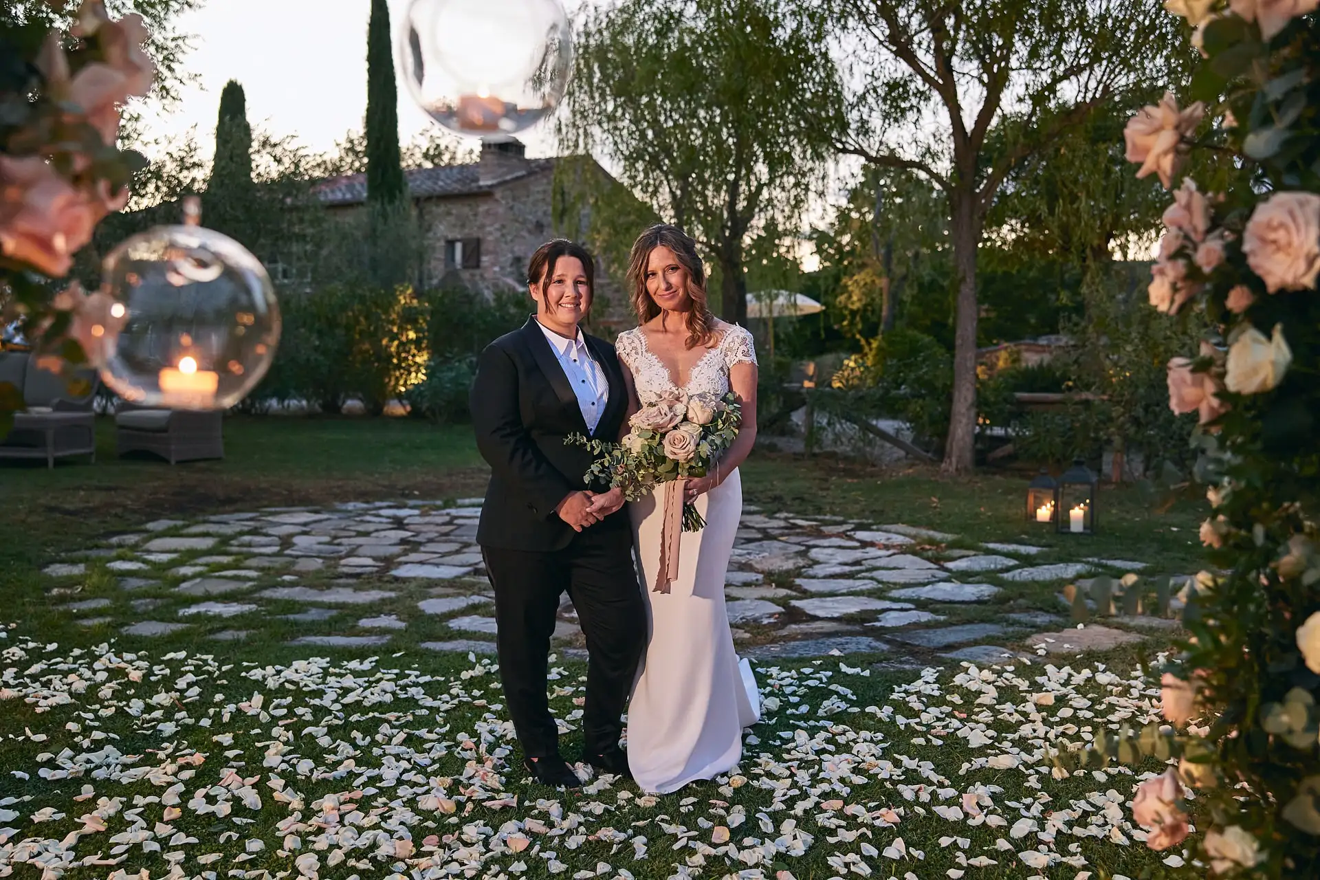 lesbian elopement wedding in italy