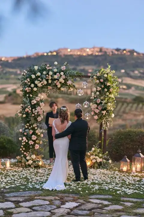 lesbian elopement wedding in italy